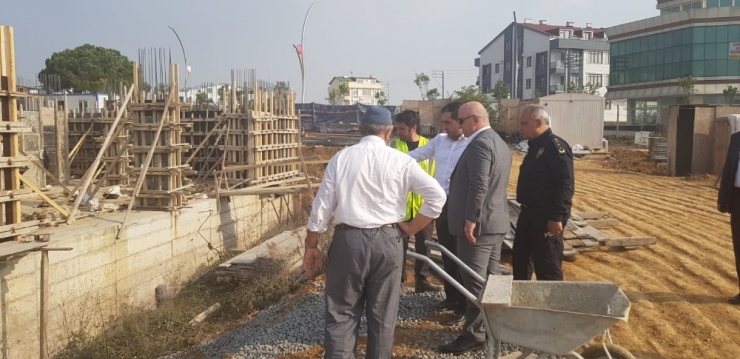 Başkan Bıyık’tan Emniyet Binası İnşaatında İnceleme