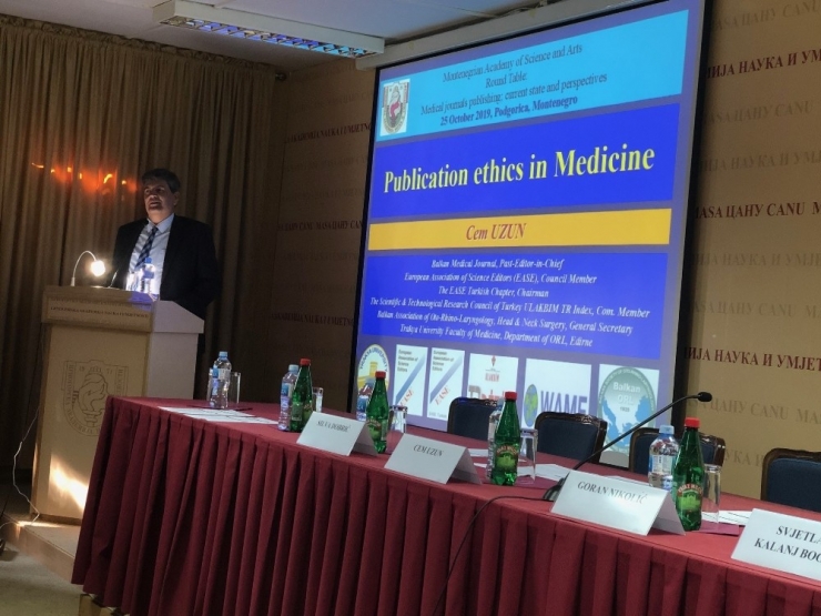 Prof. Dr. Uzun’dan Karadağ Bilimler Ve Sanatlar Akademisi’nde Konferans