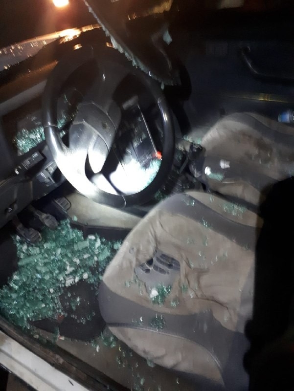 Araç İneğe Çarptı: 1 Yaralı