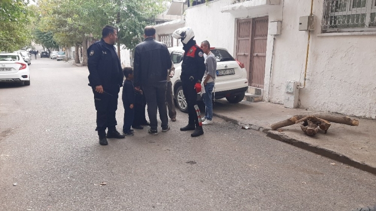 Bahçeye Giren Şüpheli Şahıs Polisleri Harekete Geçirdi