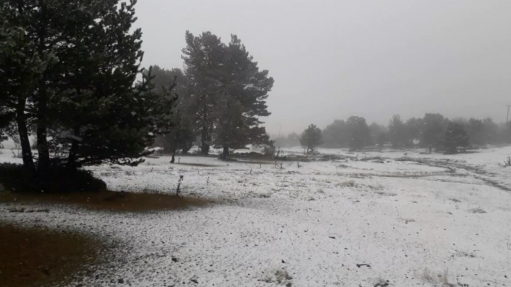 Amasya’ya Mevsimin İlk Karı Yağdı