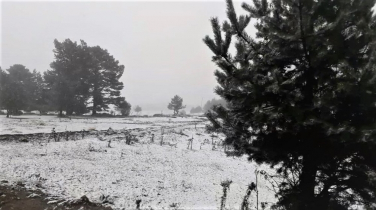 Amasya’ya Mevsimin İlk Karı Yağdı