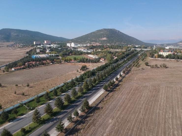 Kız Öğrenciler Ellerinde Cep Telefonuyla, Her An Acil Arama Yapabilecek Şekilde Yürüyor