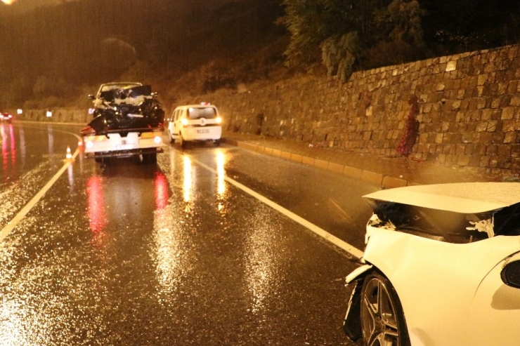 Mhp İl Başkanı Kazada Yaralandı