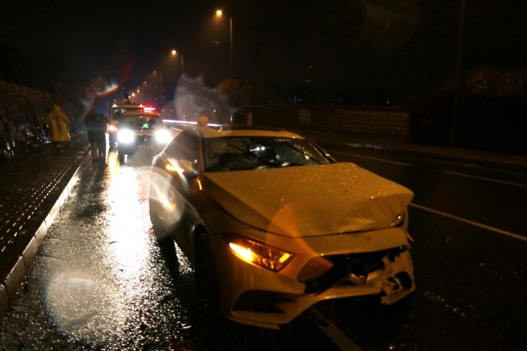 Mhp İl Başkanı Kazada Yaralandı