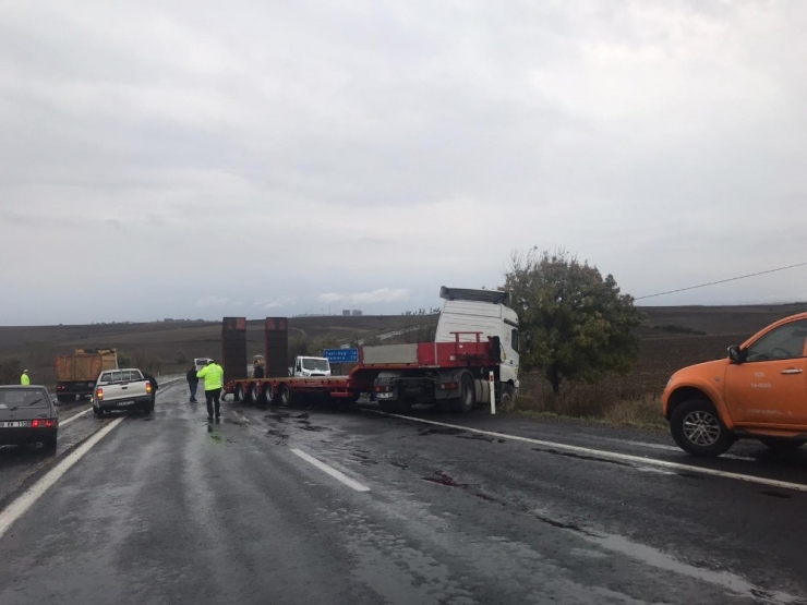 Tekirdağ’da Trafik Kazası: 2 Yaralı
