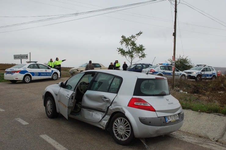 Tekirdağ’da Zincirleme Kaza: 1 Yaralı