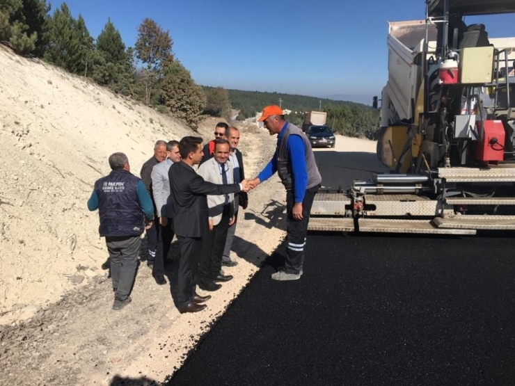 Yol Çalışmaları Yerinde İncelendi