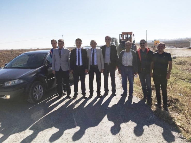 Yol Çalışmaları Yerinde İncelendi
