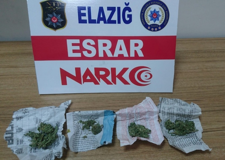 Elazığ’da Uyuşturucu İle Mücadele: 3 Tutuklama