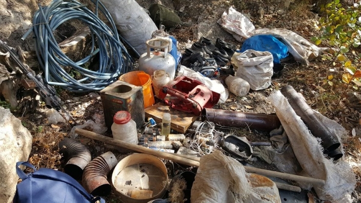 Erzincan’da 12 Ayrı Noktadaki Sığınak Ve Mağaralara Operasyon Düzenlendi