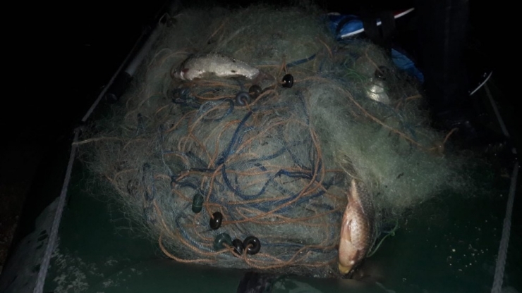 Altınapa Baraj Gölünde Kaçak Avcılığa Karşı Denetimler