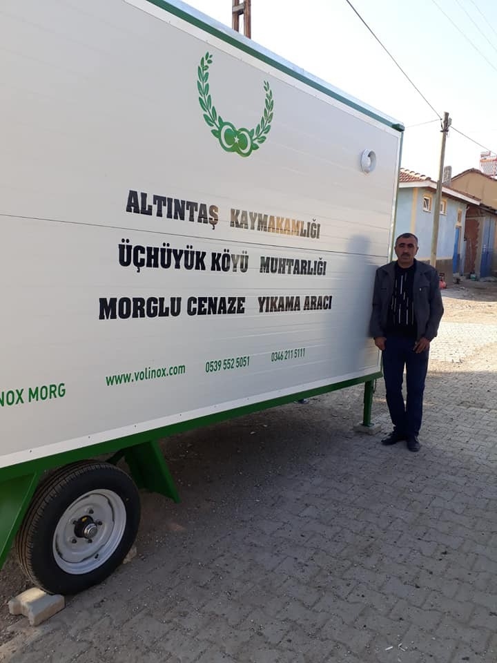 Köylerine Morglu Cenaze Yıkama Aracı Aldılar