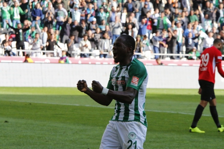 Süper Lig: Konyaspor: 1 - Gençlerbirliği: 0 (İlk Yarı)