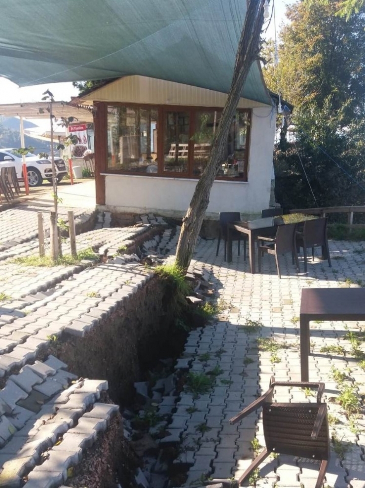 Fatsa’da Toprak Kayması