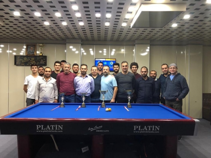 29 Ekim Cumhuriyet Kupası 3 Bant Bilardo Turnuvası Tamamlandı