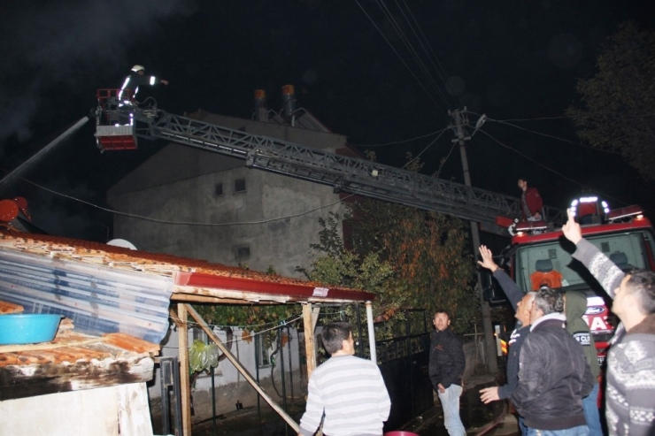 Hisarcık’ta Korkutan Yangın