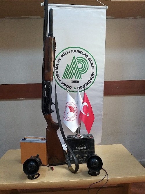 Kaçak Güme Avcısına Bin 531 Lira İdari Para Cezası