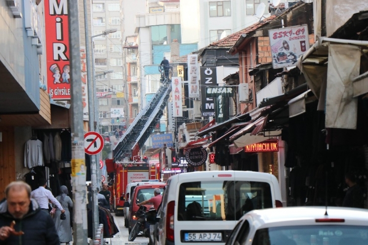 Samsun’da Yangın Paniği