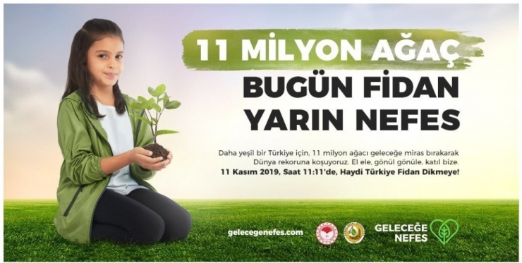 Aliağa’da 38 Bin 400 Fidan Hayat Bulacak