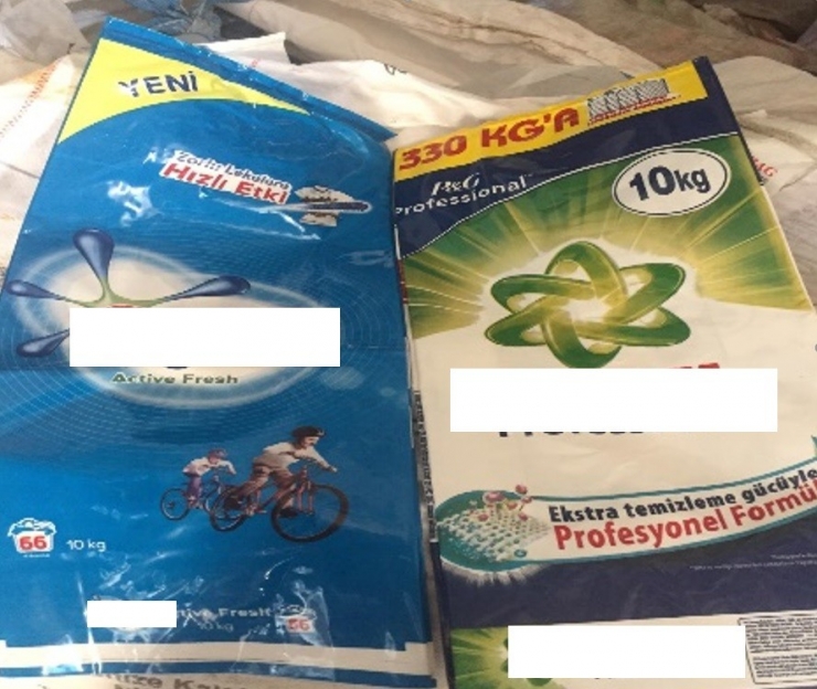 22 Ton Sahte Deterjan Ele Geçirildi