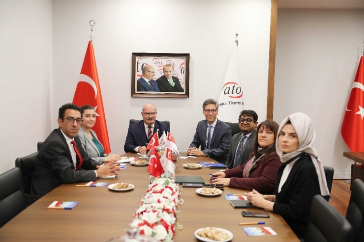 Singapur Büyükelçisi Jonathan Tow’dan Ato’ya Ziyaret