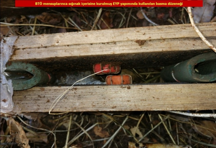 Teröristlerin İnleri İmha Edildi