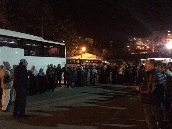 Umre Yolcuları Kutsal Topraklara Uğurlandı