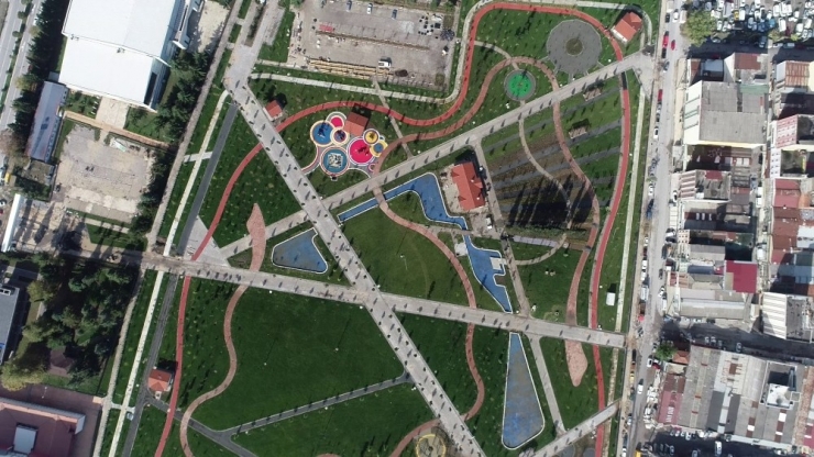 ’Samsun Millet Bahçesi’nde Son Rötuşlar