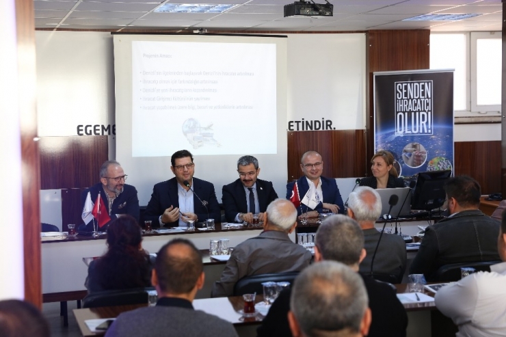 Denib, Çivril’de Sanayicilere İhracat Yapmanın Yollarını Anlattı