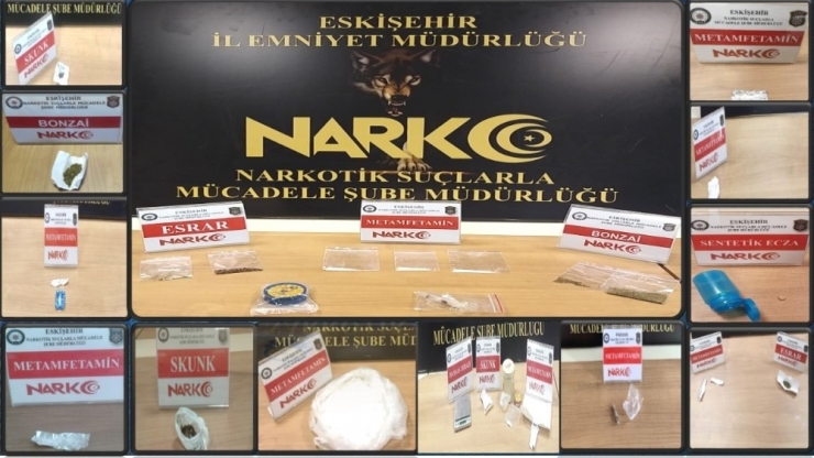 Eskişehir’de Uyuşturucu Operasyonu; 8 Şüpheli Yakalandı