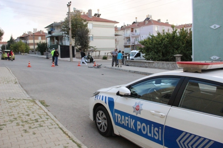 Hafif Ticari Aracın Çarptığı Bisikletli Çocuk Kurtarılamadı