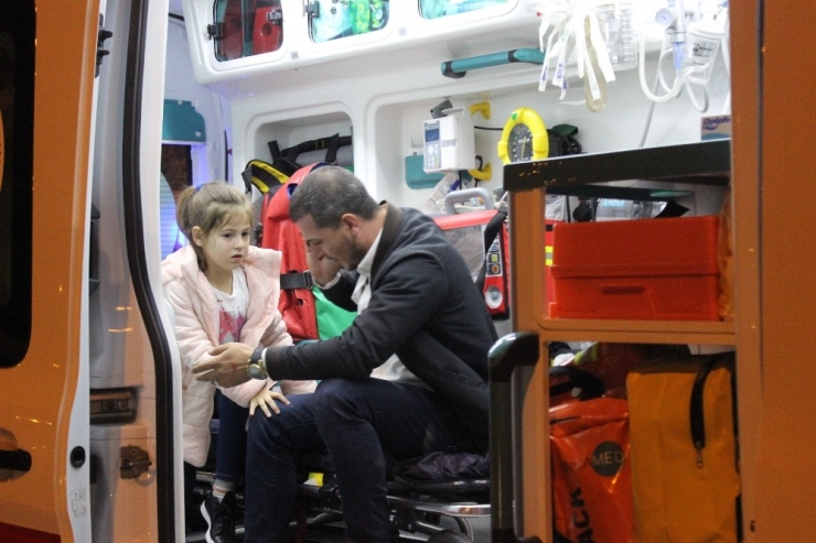 D100’de 2 Otomobil Çarpıştı: 1 Yaralı