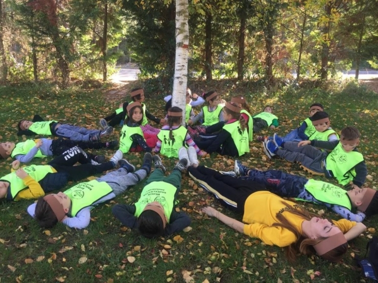 Miniklere Doğadaki Ağaçları Ve Canlıları Yakından Tanıma İmkanı Buldu