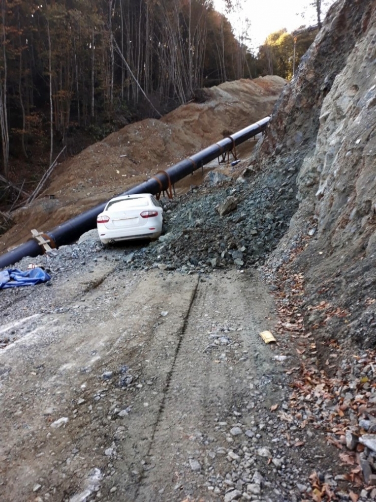 Sakarya’da Baraj İnşaatında Toprak Kaydı