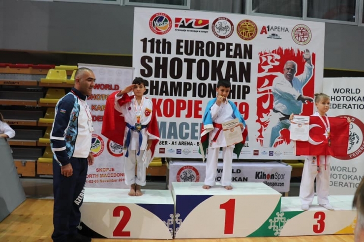 Çan Belediyesi Karate Kulübü Avrupa’da Ödüle Doymuyor