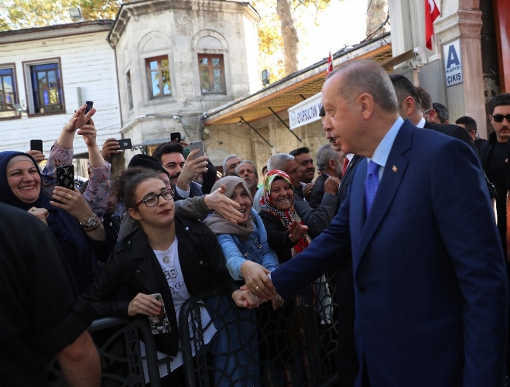 Cumhurbaşkanı Erdoğan, Cuma Namazını Eyüpsultan Camii’nde Kıldı