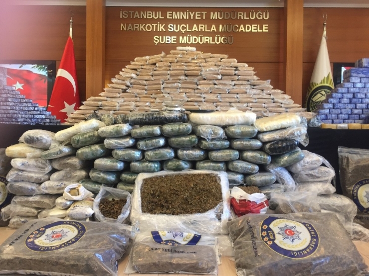 İstanbul’da Uyuşturucu Operasyonları: 510 Kilo Uyuşturucu Madde Ele Geçirildi