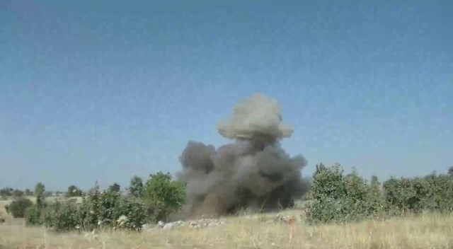 Mardin’de Jandarma 18 Kilogram Eyp Düzeneği Bularak İmha Etti