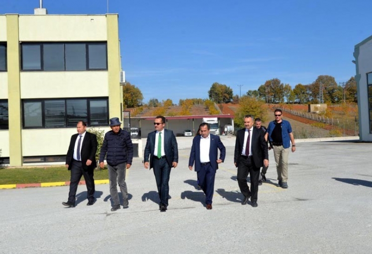 Vali Şentürk’ten Mermer Fabrikasına Ziyaret