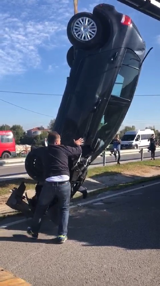 Samsun’da Trafik Kazası: 1 Yaralı