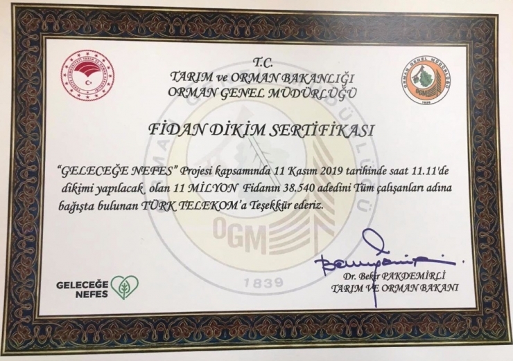 Türk Telekom’dan ‘Geleceğe Nefes’ Seferberliğine Anlamlı Destek