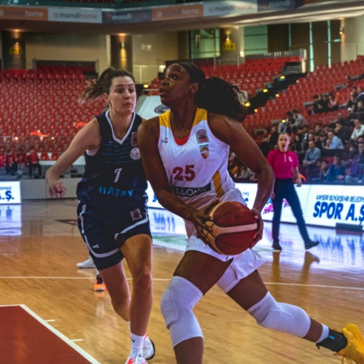 Kadınlar Basketbol Süper Ligi: Kayseri Basketbol: 77 - Hatay Büyükşehir: 59