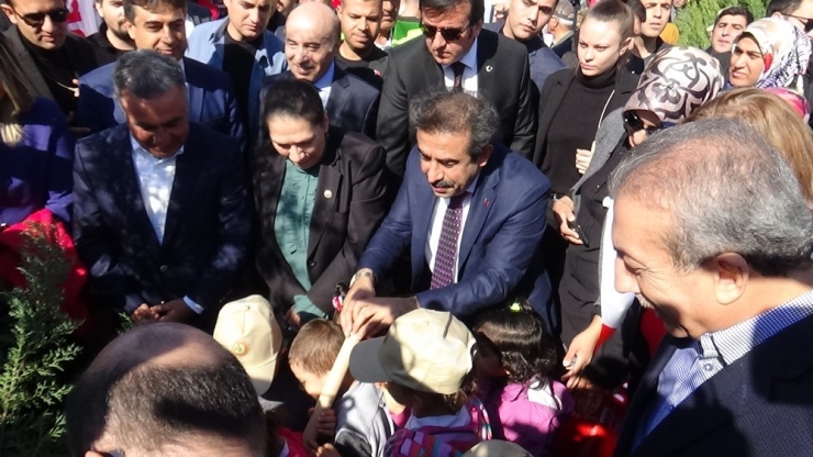 Diyarbakır’da Geleceğe Nefes Ol Kampanyası İle 300 Bin Fidan Toprakla Buluştu