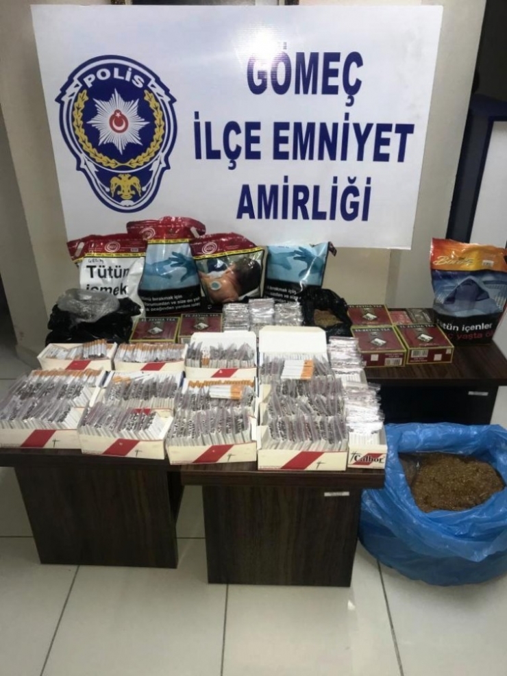 Gömeç’te Kaçak Tütün Operasyonu