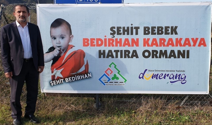 Şehit Bebek Bedirhan İçin 1111 Fidan Dikildi