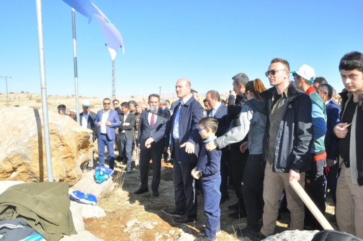 Bakan Soylu, Namaz Dağı Üs Bölgesinde Fidan Dikim Etkinliğine Katıldı