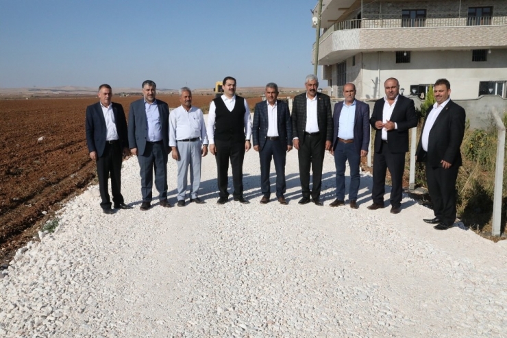 Haliliye Kırsalında Yol Yapım Çalışmaları Devam Ediyor