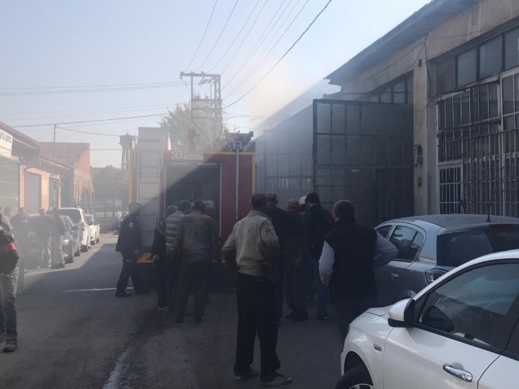 Sanayide Korkutan Yangın