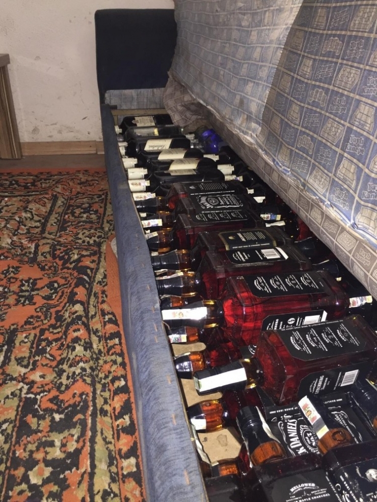 Jandarmadan Kaçak İçki Operasyonu